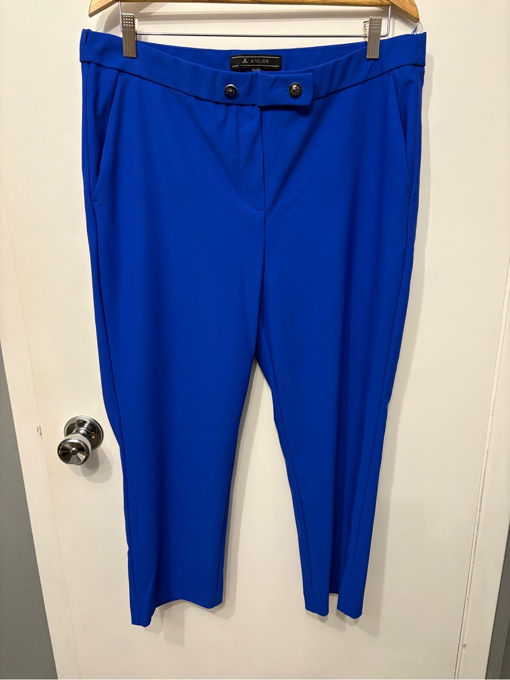 Women's Royal Blue Tailored Ponte Pants